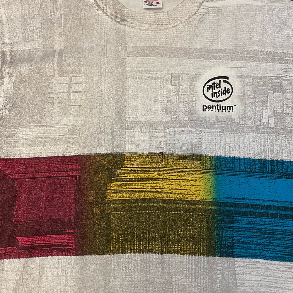 Vintage Intel Inside Pentium Processor All Over P… - image 3